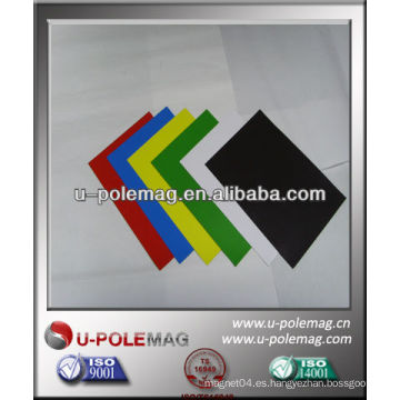 Placa magnética flexible con adhesivo o PVC